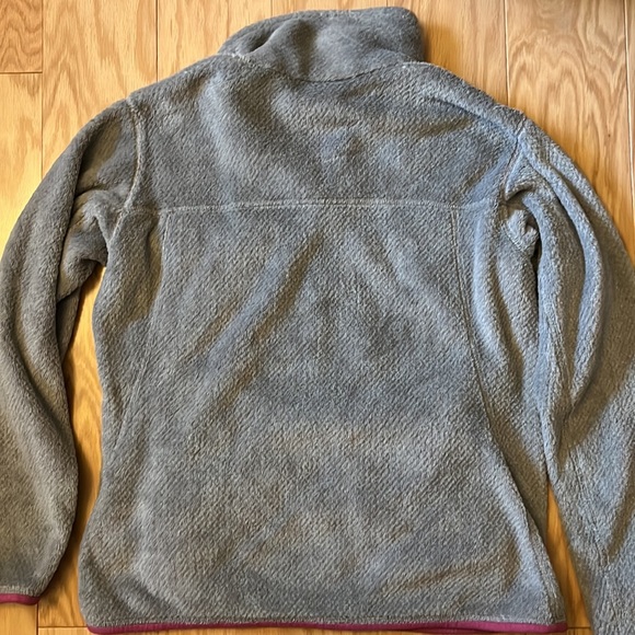 EUC Patagonia Retool Snap Pullover Gray/Pink Sz M - Picture 2 of 4